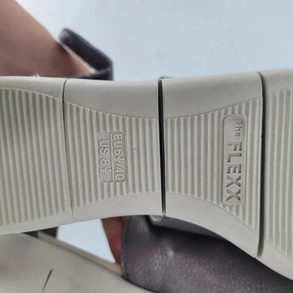 The Flexx Womens Front Row Dress Sandal, metallic Size 8.5 Medium Curtis - Picture 11 of 11